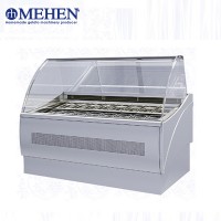 CE Certificate Mehen commercial air cooling mini display freezer for ice cream