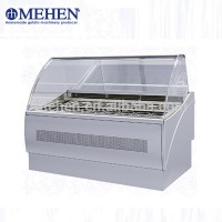 New design good freezing air cooling 20 flavor freezer display for sale