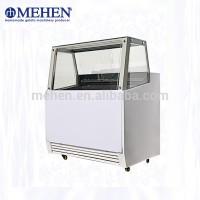 High quality commercial display cabinet / single row ice cream showcase